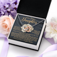 To My Lovely Daughter Necklace, Love Is All We Need Necklace, Dad And Daughter Necklaces, Proud Of Daughter Gifts From Mom