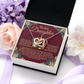To My Daughter Necklace, Daughter Gifts From Both Parents, Valentine Gift To Daughter From Dad, To My Badass Daughter Necklace From Mom
