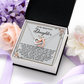 To My Beautiful Daughter Necklace, My Daughter Gifts From Dad, Mom And Daughter Gifts, Daughter Necklace From Mom