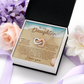 To My Daughter Necklace, For My Daughter From Dad, Adult Daughter Valentine's Gift, Necklace For Daughter From Mom And Dad