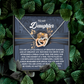 To My Daughter Necklace, Mom And Daughter Necklaces, Father Daughter Necklace, Jewelry For Daughter From Mom