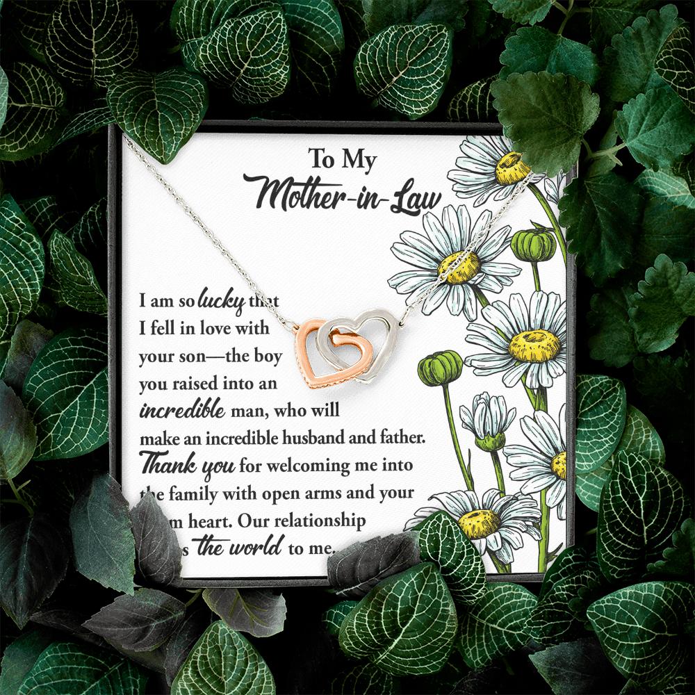 To My Mother-In-Law Necklace, Gift To Mother In Law From Bride, Mother In Law Gifts From Daughter In Law Funny, Gift Ideas Mother In Law