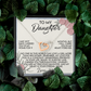 To My Daughter Necklace, Daughter Necklace From Dad, To My Daughter Necklace From Dad, Dad To Daughter Necklace