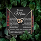 To My Mum Necklace, Mom Daughter Mother Day Gift, To My Mom From Your Loving Child Necklace, Mothers Day Gifts For Mom Mexican