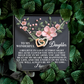 To My Wonderful Daughter Necklace, Beautiful Gift For Daughter From Dad Never Forget That I Love You Necklace, Necklace For My Daughter