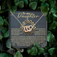 To My Daughter Necklace, Daddy To Daughter Necklace, Valentine For Daughter From Dad, Valentines From Dad To Daughter