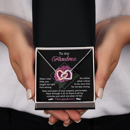 To My Grandma Necklace, I Love My Grandma Necklace, Gifts For My Grandma Birthday, Mothers Day Gift For My Grandma