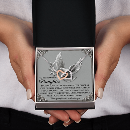 To My Beautiful Daughter Necklace, Birthday Card For Adult Daughter, Adult Daughter Birthday Gifts, Bonus Daughter Gifts Unique