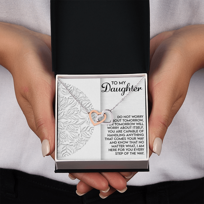 To My Daughter Necklace, To My Daughter From Mom, Fathers Day Gifts From Daughter Necklace, Valentines Gift Daughter From Dad