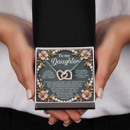 To My Daughter Necklace, For My Daughter From Dad, To My Daughter Necklace From Mom, To My Daughter Necklace From Dad