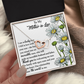 To My Mother-In-Law Necklace, Gift To Mother In Law From Bride, Mother In Law Gifts From Daughter In Law Funny, Gift Ideas Mother In Law