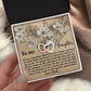 To My Daughter Necklace, Necklace For Daughter From Dad, Father Daughter Necklace Gold, Daddy Loves You Daughter Gift