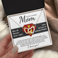 To My Loving Mom Necklace, Jewelry Mother Day Gift, I Love My Mom Necklace, Gifts For Mexican Moms, Birthday Gift Boyfriends Mom