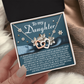 To My Daughter Necklace, Mommy And Daughter Necklace, Necklaces From Dad To Daughter, Father Daughter Gifts Necklace