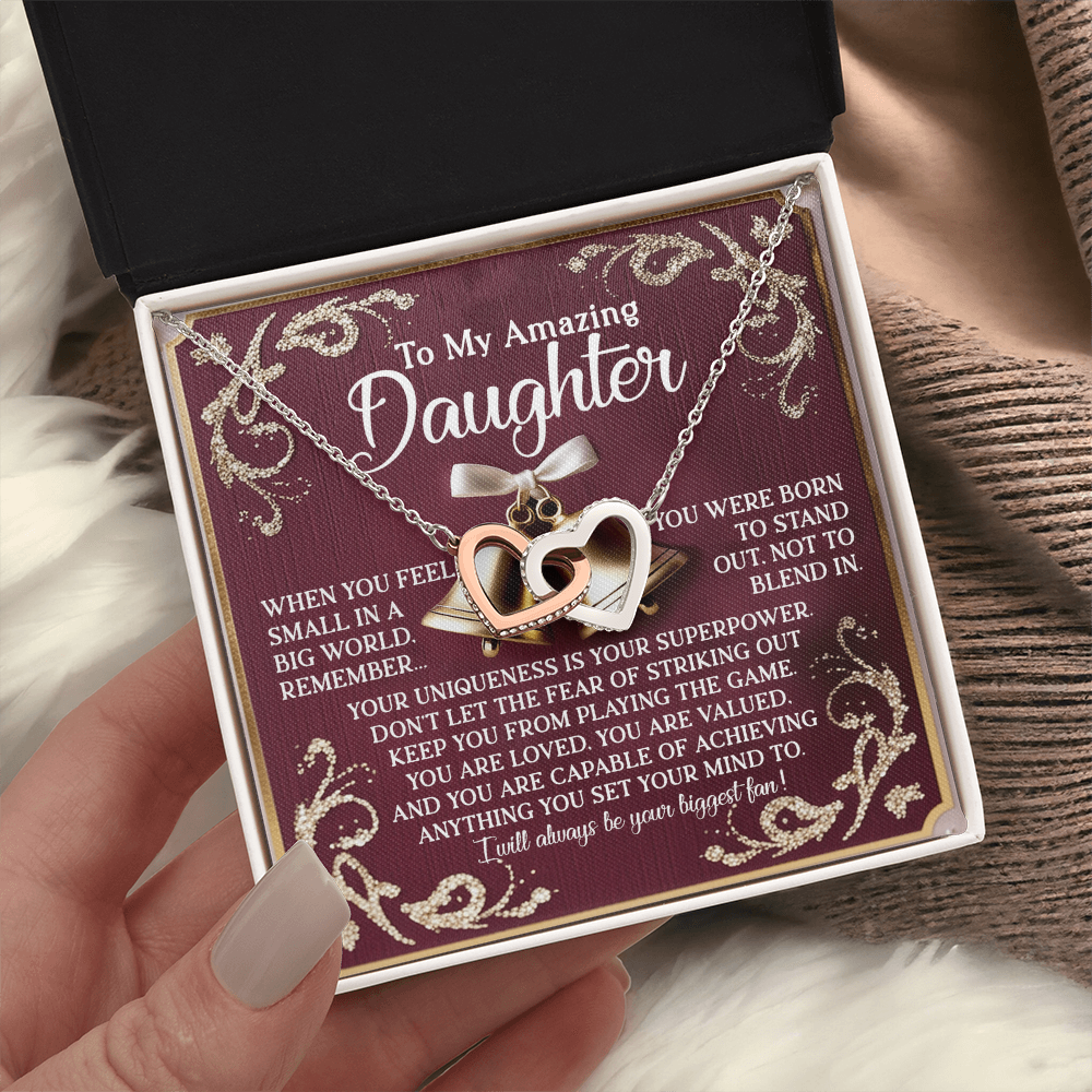 To My Amazing Daughter Necklace, For My Daughter Necklace, Daughter Gifts From Mom, For My Daughter From Mom