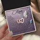 To My Mom Necklace, Christma Day Gift Mom, Mother Day Gift Jewelry Necklace, Christma Gift Mom Necklace, Sentimental Birthday Gift Mom