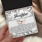 To My Sweet Daughter Necklace, To My Badass Daughter Necklace, To My Badass Daughter Necklace From Mom, To My Daughter Necklace