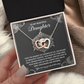 To My Beautiful Daughter Necklace, Matching Necklaces For Mom And Daughter, Adult Daughter Birthday Gifts, To My Daughter From Dad