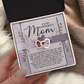 To My Wonderful Mom Necklace, Xmas Gift For Mom From Son, Jewelry Mom From Daughter, Mothers Day Gifts For Mom Spanish