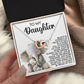 To My Daughter Necklace, To My Daughter Necklace, Daddys Little Girl Necklace, Valentine Gifts For My Daughter