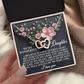 To My Wonderful Daughter Necklace, Beautiful Gift For Daughter From Dad Never Forget That I Love You Necklace, Necklace For My Daughter