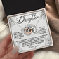 To My Beautiful Daughter Necklace, Mommy And Daughter Necklace, Cute Gifts For Dad From Daughter, Daddy And Daughter Gifts