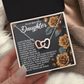 To My Beautiful Daughter Necklace, To My Beautiful Daughter, Valentine Ideas For Adult Daughter, Daddy And Daughter Necklace
