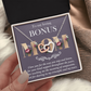 To My Loving Bonus Mom Necklace, Necklace For Mom And Daughters, To Mom From Son Necklace, Young Mom Gift Ideas