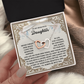To My Beautiful Daughter Necklace, Necklace For Daughter From Dad, Mother And Daughter Jewelry, Jewelry For Daughter From Dad
