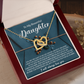 To My Beautiful Daughter Necklace, To My Daughter Necklace From Mom, Mother Day Gifts For Daughters Adult, To My Daughter Necklace From Dad