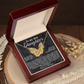 To My Dear Daughter Necklace, Necklace For Daughter From Mom, Graduation Gift For Daughter, Necklace For My Daughter