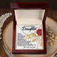 To My Wonderful Daughter Necklace, Gifts For Grown Daughter From Dad, Daughter Valentine Gift From Dad, Daughter Necklace From Parents