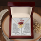 To My Mom Necklace, Jewelry Mother Day Gift, I Love My Mom Necklace, Gifts For Mexican Moms, Birthday Gift Boyfriends Mom