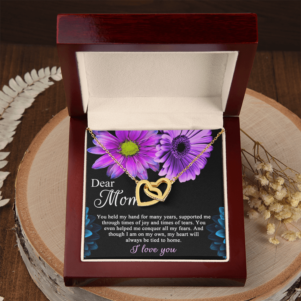 Dear Mom Necklace, To The Best Mom In The World Necklace, Christmas Gifts For Hispanic Mom, Birthday Mom From Daughter
