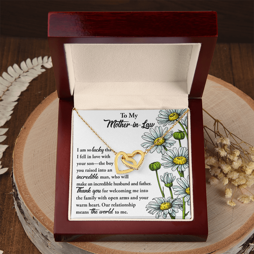 To My Mother-In-Law Necklace, Gift To Mother In Law From Bride, Mother In Law Gifts From Daughter In Law Funny, Gift Ideas Mother In Law