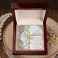 To My Brave & Strong Daughter Necklace, Jewelry For Daughter From Dad, Daughter Gifts From Mom And Dad, For My Daughter Necklace