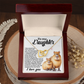 To My Daughter Necklace, Dad And Daughter Necklaces, Birthday Gift For Daughter Adult, Dad And Daughter Necklaces