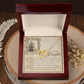 To My Daughter Necklace, Daughter Necklace From Dad, To My Daughter Necklace From Dad, To Our Daughter Gifts From Parents
