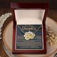 To My Lovely Daughter Necklace, Love Is All We Need Necklace, Dad And Daughter Necklaces, Proud Of Daughter Gifts From Mom