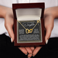 To My Bonus Daughter Necklace, My Daughter Gifts From Mom, Gifts From Dad To Daughter, Necklace For Daughter And Mom