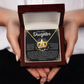 To My Daughter Necklace, Jewelry For Daughter From Mom, Gift For Adult Daughter, Gift For My Daughter