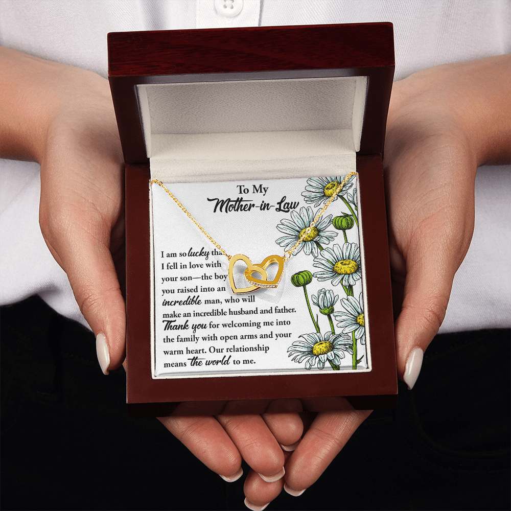 To My Mother-In-Law Necklace, Gift To Mother In Law From Bride, Mother In Law Gifts From Daughter In Law Funny, Gift Ideas Mother In Law