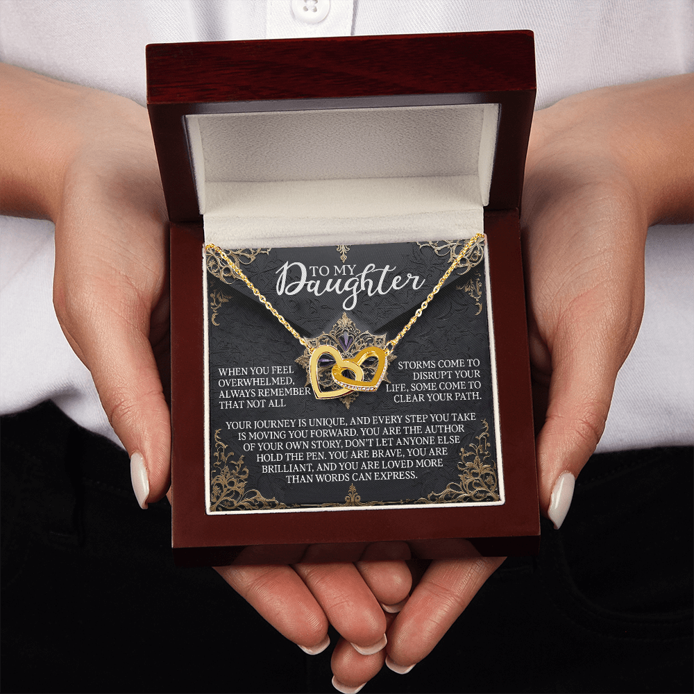 To My Daughter Necklace, For My Daughter From Dad, Daughter Gift From Dad, Daughter Necklaces From Mom