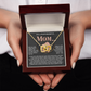 To A Wonderful Mom Necklace, Sentimental Gifts For Mom From Son, Mothers Day Jewelry Mom, Christmas Gifts For Mom In Spanish
