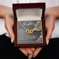 To My Beautiful Daughter Necklace, Mother Daughter Locket Necklace, To My Daughter Necklace From Dad Gold, To My Daughter Necklace Love Dad
