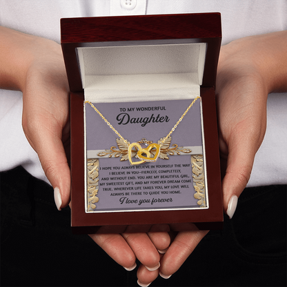 To My Wonderful Daughter Necklace, Matching Necklaces For Mom And Daughter, Gifts For Adult Daughter, Gifts For Adult Daughter From Mom