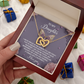 To My Daughter Necklace, Daughter Necklace From Daddy, Daughter Gifts From Mom And Dad, Necklace For My Daughter