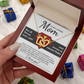 To My Loving Mom Necklace, Jewelry Mother Day Gift, I Love My Mom Necklace, Gifts For Mexican Moms, Birthday Gift Boyfriends Mom