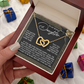 To My Bonus Daughter Necklace, My Daughter Gifts From Mom, Gifts From Dad To Daughter, Necklace For Daughter And Mom