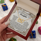 To My Beautiful Daughter Necklace, Necklace For Daughter From Dad, Mother And Daughter Jewelry, Jewelry For Daughter From Dad